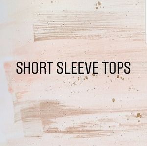 Short sleeve tops